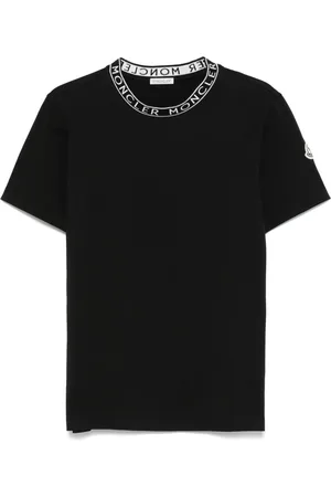 Moncler Logo-trim cotton T-shirt