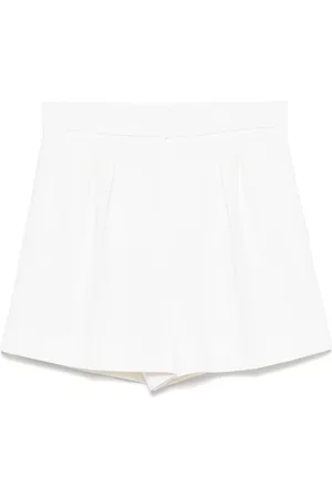 Max Mara Ivory stretch wool shorts
