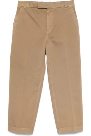 Thom Browne Garment-dyed cotton chino trousers