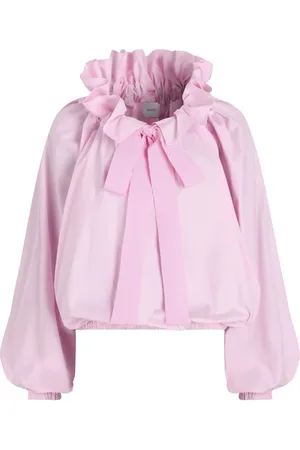 Patou Iconic drawstring poplin top