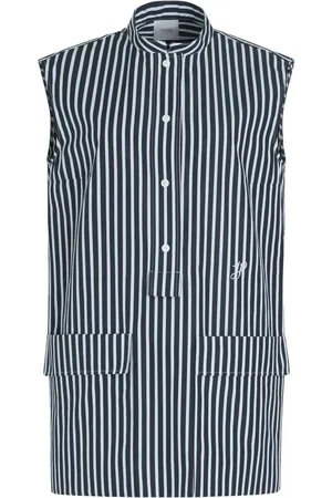 Patou Striped mini shirt dress