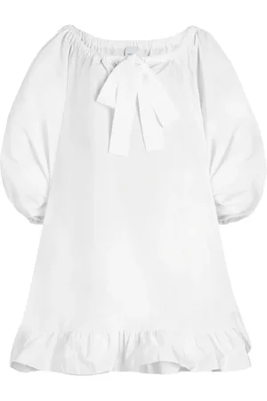 Patou Ruffle-hem mini dress