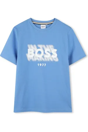HUGO BOSS Logo-print cotton T-shirt