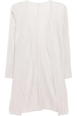 PLEATS PLEASE ISSEY MIYAKE Pleated long jacket