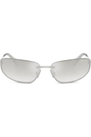 Miu Miu Wraparound-frame sunglasses