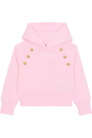 Balmain Logo-print cotton hoodie