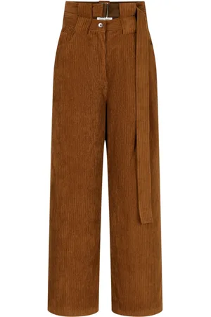 Studio Tomboy Corduroy press-creased trousers
