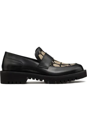VALENTINO GARAVANI Toile Iconographe loafers