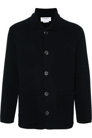 Thom Browne 4-Bar piqué-weave jacket