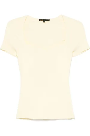 Maje Fine-ribbed top