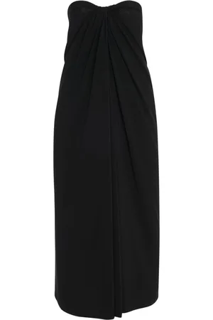 ROSETTA GETTY Twist strapless maxi dress