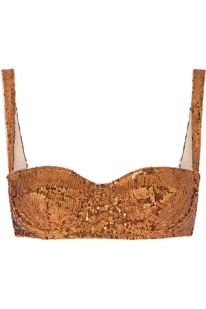 Dolce & Gabbana Sequin-embellished balcony bra