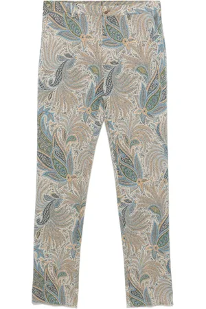 Etro Paisley-print tapered trousers