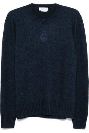 Alexander McQueen Skull-embroidered sweater