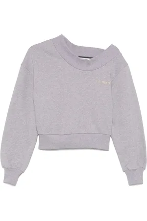 The Attico M??lange-effect sweatshirt