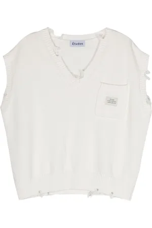 Etudes Instant Destroy knitted vest