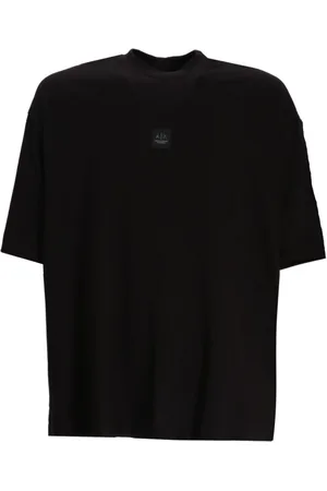 Armani Exchange Logo-patch cotton T-shirt