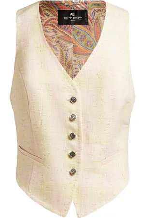 Etro Slub waistcoat