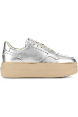 Hogan Metallic flatform sneakers