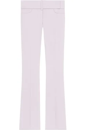 Courrèges Belted bootcut trousers