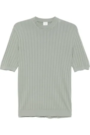 ELEVENTY Ribbed-knit T-shirt
