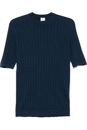 ELEVENTY Ribbed-knit T-shirt
