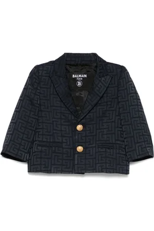 Balmain Patterned-jacquard blazer