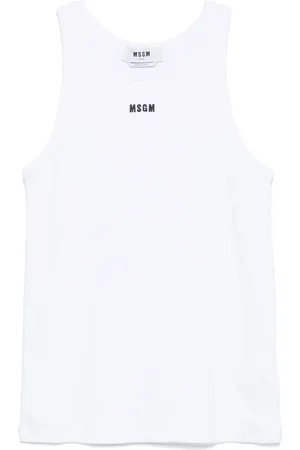Msgm Ribbed tank top