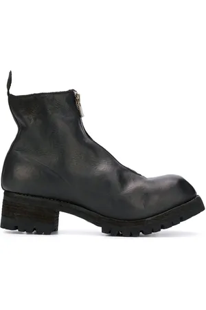GUIDI Block-heel ankle boots
