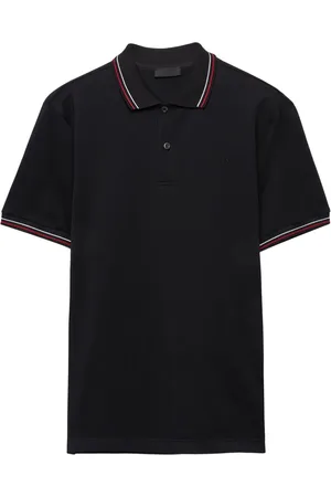 Prada Short-sleeved piqué polo shirt