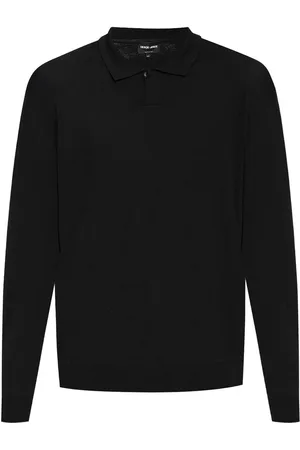 Giorgio Armani Fine-knit polo shirt