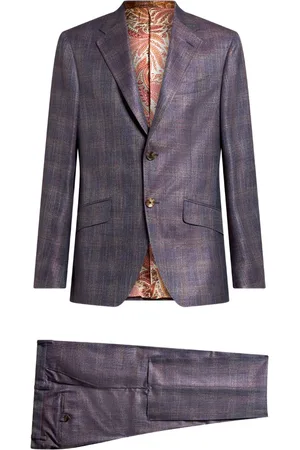 Etro Iridescent-effect suit