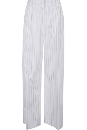 ERIKA CAVALLINI Striped wide-leg trousers