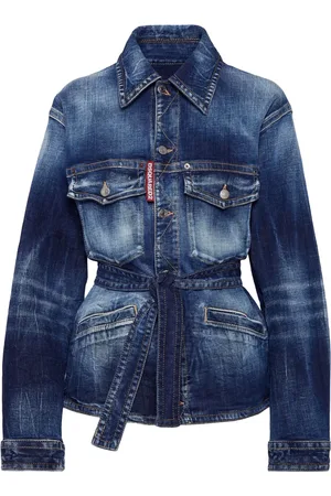 Dsquared2 Belted denim jacket