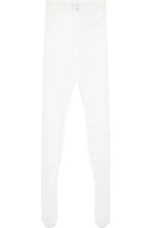 Self-Portrait Floral-lace tights