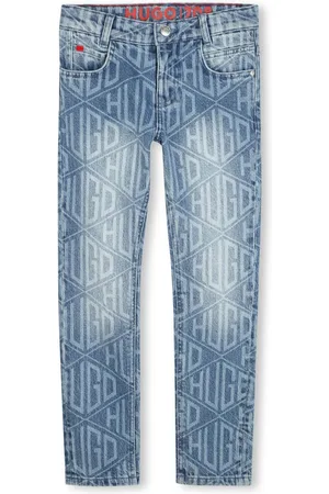 HUGO BOSS Logo-print jeans