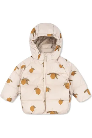 Konges Sløjd Lemon-print padded jacket