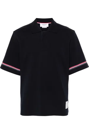 Thom Browne RWB-stripe polo shirt