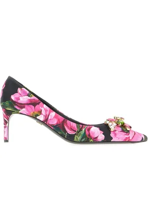 Dolce & Gabbana Floral-print pumps