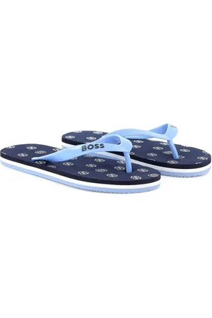 HUGO BOSS Logo-print flip flops