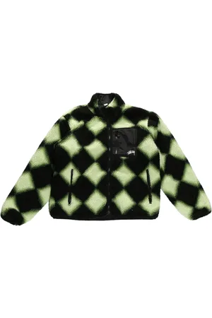 STUSSY Diamond-pattern jacket