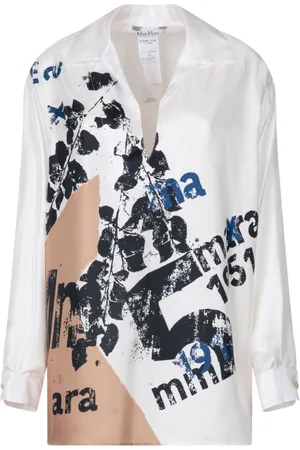 Max Mara Priinted silk blouse