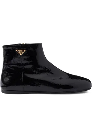 Prada Patent-leather ankle boots
