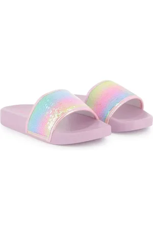 Billieblush Sequinned open-toe sandals