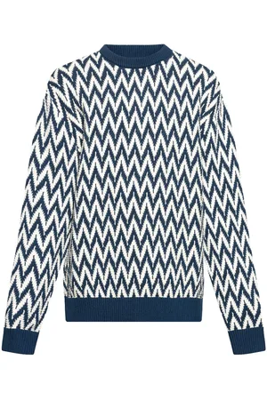 Lanvin Zigzag motif sweater