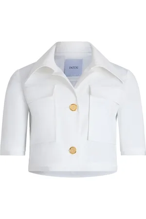 Patou Short-sleeved cropped jacket