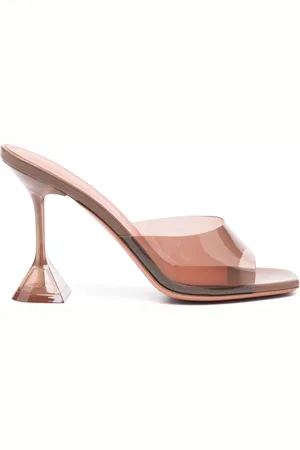 Amina Muaddi 95mm Lupita Glass mules