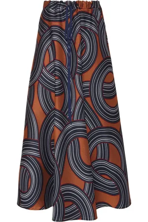 La DoubleJ Jacquard midi skirt