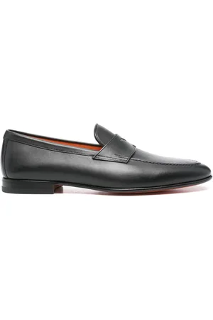 santoni Leather loafers