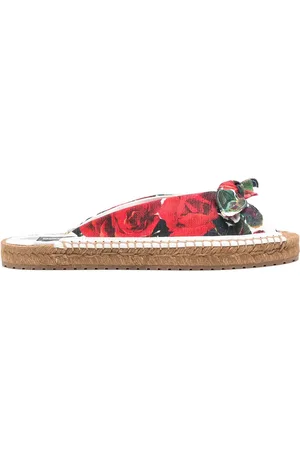 Dolce & Gabbana Floral-print espadrilles